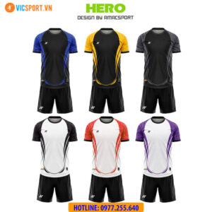 Áo đá banh thiết kế Amac Hero