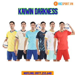 Áo đá banh không logo Kaiwin Darkness