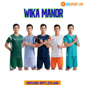 Áo đá banh không logo Wika Manor