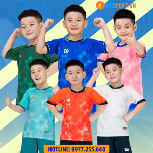 Áo đá banh trẻ em không logo Bulbal Zenith