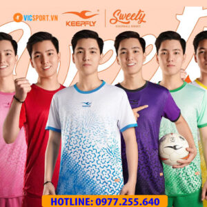 Áo đá banh không logo KeepFly Sweety