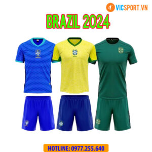 Áo đá banh đội tuyển Brazil Copa 2024