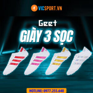 Giày đá banh 3 sọc Titan da nhăn