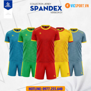 Áo đá banh không logo Keyball Spandex 01