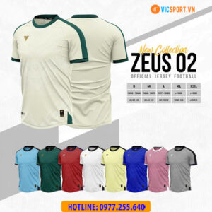 Áo đá banh không logo PH Zeus 02