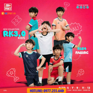 Áo bóng đá trẻ em Riki RK 3.0
