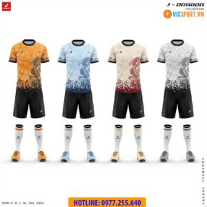 Áo đá banh thiết kế không logo J-Sport Dragon