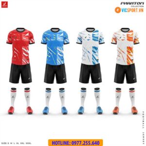 Áo bóng đá thiết kế không logo J-Sport Phantom