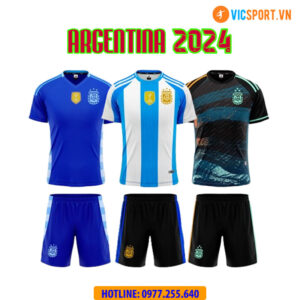 Áo đá banh đội tuyển Argentina Copa America 2024