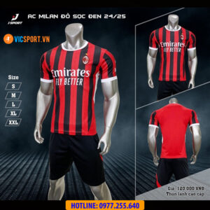 Áo đá banh Clb AC Milan mùa giải 2024-2025