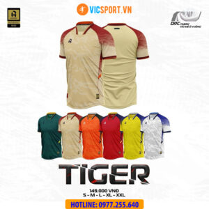 Áo bóng đá không logo Vevoca Tiger