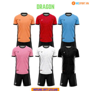 Áo đá banh thiết kế không logo Amac Dragon