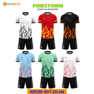 Áo đá banh thiết kế Amac Firestorm
