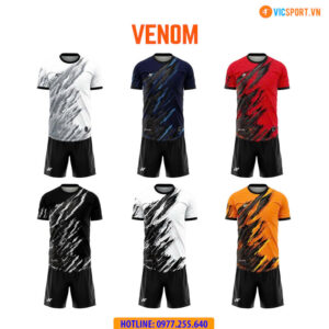 Áo đá banh thiết kế không logo Amac Venom