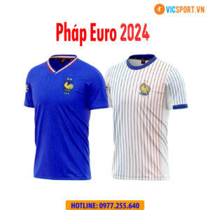 Áo đá banh đội tuyển Pháp Euro 2024 vải mè