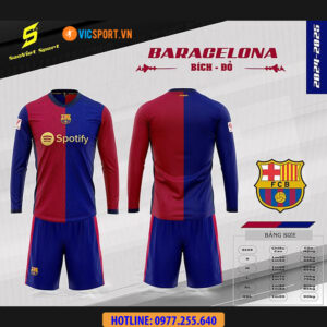 Áo tay dài Clb Barcelona mùa giải 2024-2025
