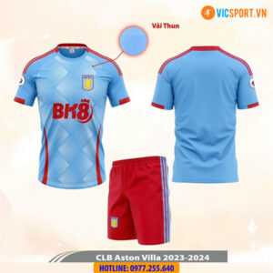 Áo đá banh Clb Aston Villa mùa giải 2023-2024