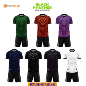 Áo đá banh thiết kế Amac Black Panther
