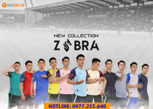 Áo đá banh không logo VH Zebra