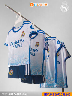 Áo bóng đá trẻ em Clb Real Madrid mùa giải 2024-2025