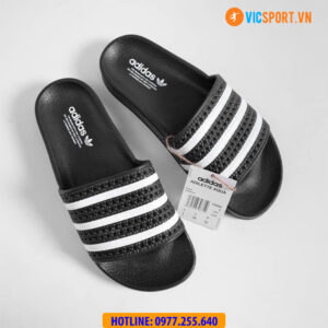 Dép đúc thể thao Adidas sọc ngang