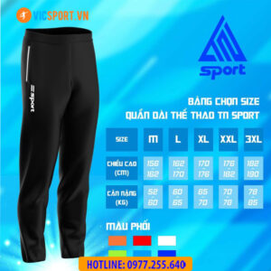 Quần dài thể thao thun dày dặn