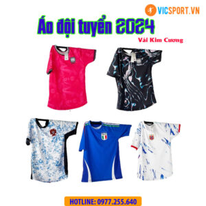 Áo đội tuyển quốc gia 2024 vải kim cương cao cấp