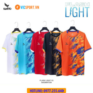 Áo cầu lông nam Kamito Flash Light V2 chính hãng