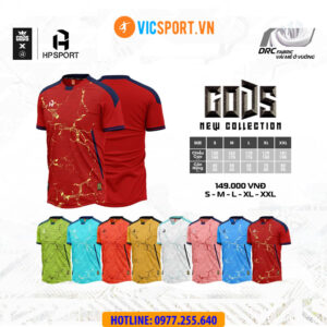 Áo đá banh không logo Vevoca Gods