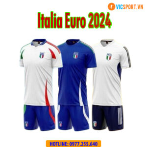 Áo đá banh đội tuyển Italia Euro 2024 vải mè