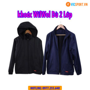 Áo khoác dù 2 lớp Wilwol có nón