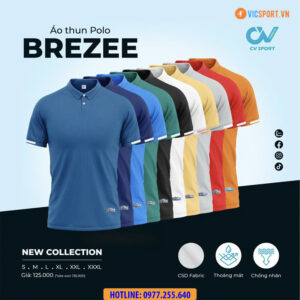 Áo polo di chuyển CV Brezee