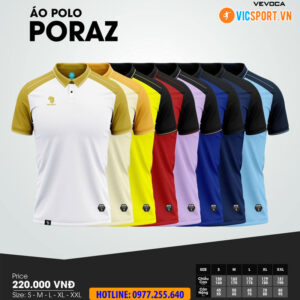 Áo polo di chuyển Vevoca Poraz