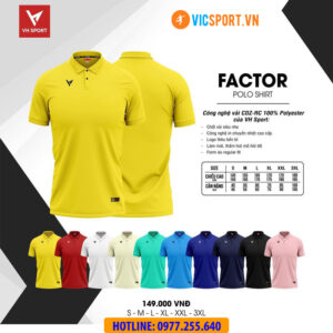 Áo polo di chuyển VH Factor