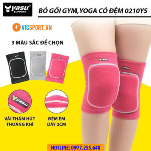 Cặp bó gối yoga gym Yasu 0210YS có đệm
