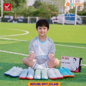 Giày đá banh trẻ em Wika QH19 Z-Vol Quang Hải đế TF
