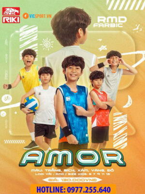 Bộ thể thao trẻ em Riki Vol Amor