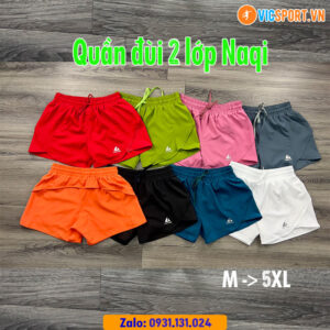 Quần đùi 2 lớp nữ Naqi nhiều màu