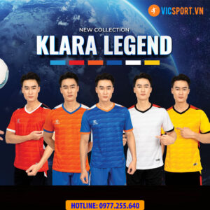 Áo đá banh không logo Klara Legend