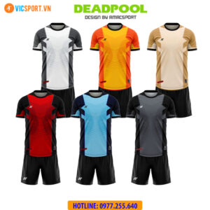 Áo đá banh thiết kế Amac Deadpool