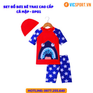 Bộ đồ bơi bé trai Feedme Cá Mập DP01