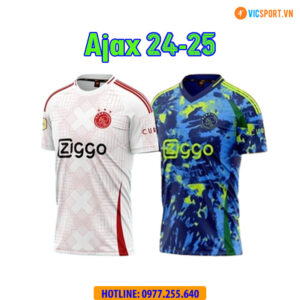 Áo đá banh Clb Ajax Amsterdam mùa giải 2024-2025 vải mè