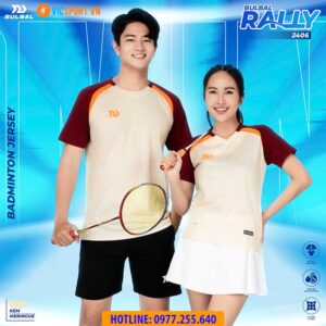 Áo cầu lông nam nữ Bulbal Rally Bam2406