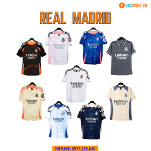 Áo đá banh Strivend Clb Real Madrid mùa giải 2024-2025