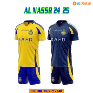 Áo đá banh CR7 Clb Al Nassr mùa giải 2024-2025 vải mè