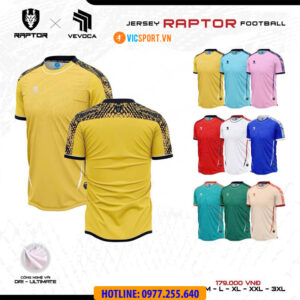 Áo đá banh không logo Vevoca Raptor