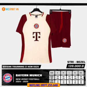 Áo đá banh Strivend Clb Bayern Muchen mùa giải 2024-2025