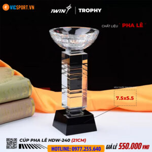 Kỷ niệm chương pha lê iWin (nhiều mẫu)