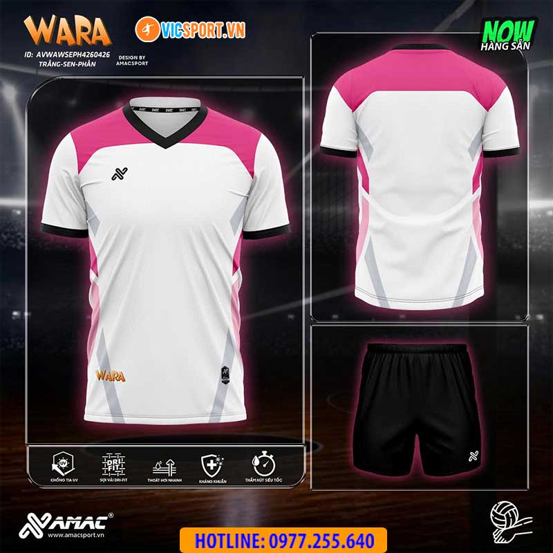Quần áo bóng chuyền Amac Wara nam nữ - Hình ảnh 15