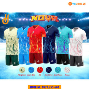 Áo đá banh không logo HD Nova